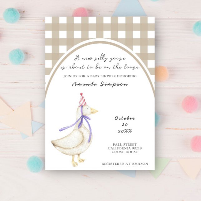 Invitación Baby Shower de Silly Goose (Subido por el creador)