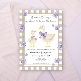 Invitación Baby Shower de Silly Goose