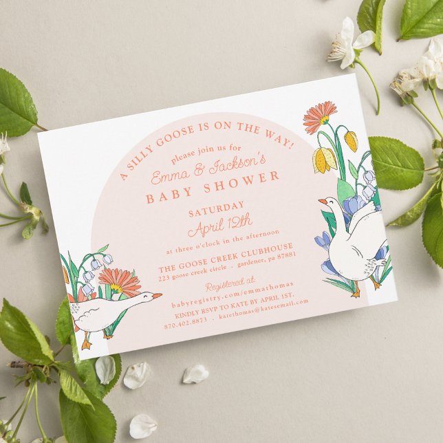 Invitación Baby Shower de Silly Goose (Subido por el creador)