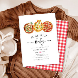 Invitación Baby Shower de Slice Slice Baby Pizza
