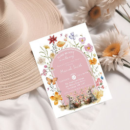 Invitación Baby Shower de Some Bunny Easter Wildflower