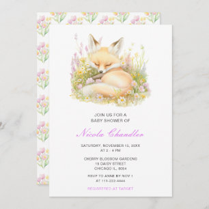 Invitación Baby Shower de Spring Fox
