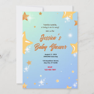 Invitación Baby Shower de Star