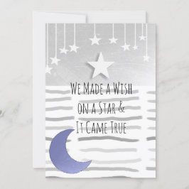 Invitación Baby Shower de Stars and Moon Boy