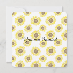 Invitación Baby Shower de Sunflowers
