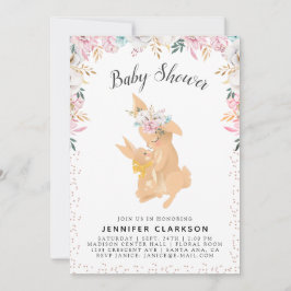 Invitación Baby Shower de Sweet Mama & Baby Bunnies