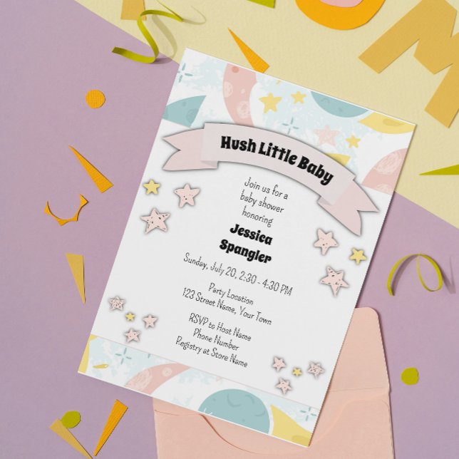 Invitación Baby Shower de Sweet Nursery Rhyme (Subido por el creador)