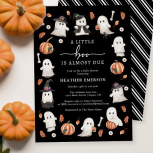 Invitación Baby Shower de Terror