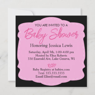 Invitación Baby Shower de ultrasonido personalizado