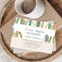 Invitación Baby Shower de un nuevo libro de historietas de ca