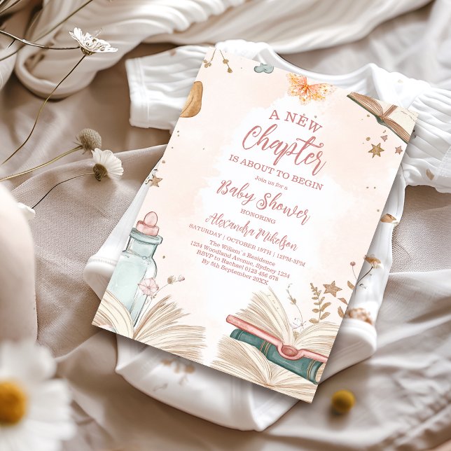 Invitación Baby Shower de un nuevo libro de historietas de ca (Subido por el creador)
