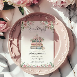 Invitación Baby Shower de un nuevo libro de historietas de ca