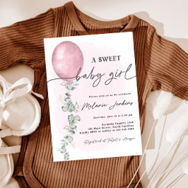 Invitación Baby Shower de una niña dulce