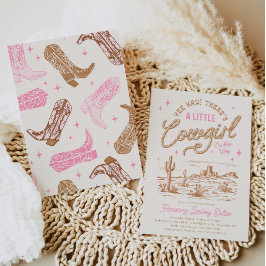 Invitación Baby Shower de una niña pequeña