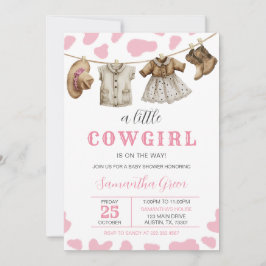 Invitación Baby Shower de una niña pequeña
