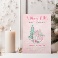 Baby Shower de una niña pequeña morena