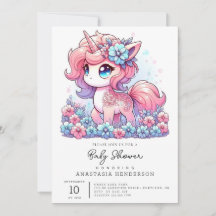 Baby Shower de Unicorn personalizado