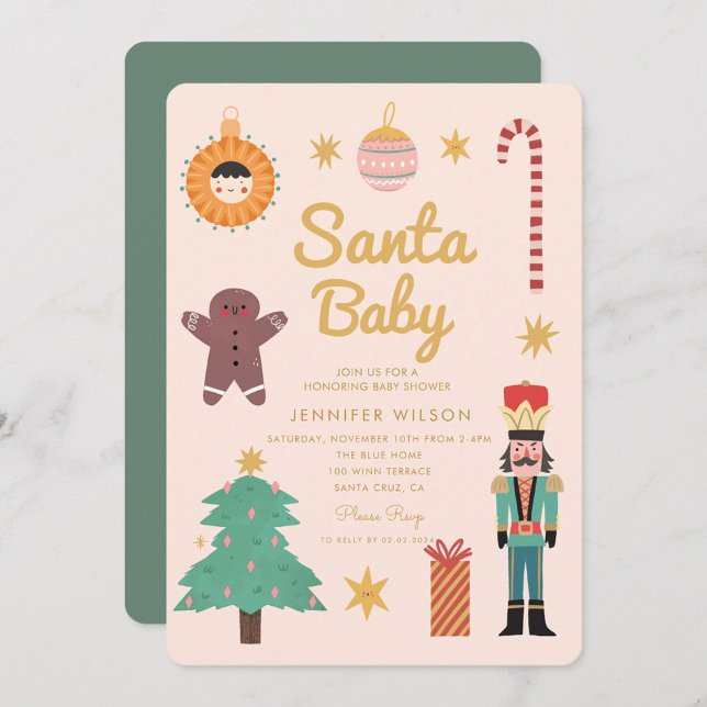 Invitación Baby Shower de vacaciones para Navidades bebés de  (Subido por el creador)