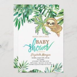 Invitación Baby Shower de verano para el eslómetro acuático