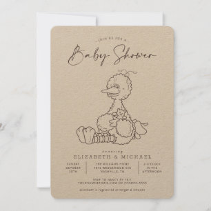 Invitación Baby Shower de Viñeta Big Bird