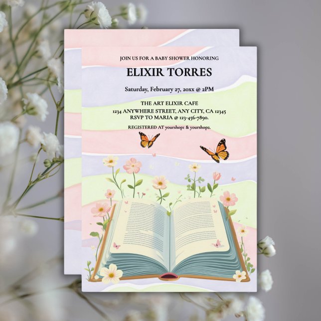 Invitación Baby Shower de Whimsical Storybook (Subido por el creador)