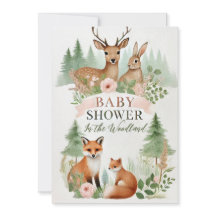 Baby Shower de Woodland Animals