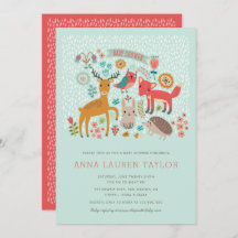 Baby Shower de Woodland Animals