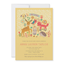 Baby Shower de Woodland Animals