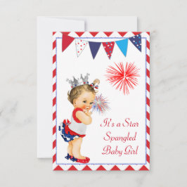 Invitación Baby Shower del 4 de julio