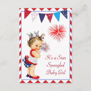 Invitación Baby Shower del 4 de julio