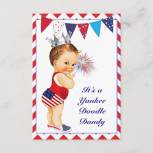 Invitación Baby Shower del 4 de julio
