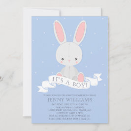 Invitación Baby Shower del Conejo Conejo Conejo Co