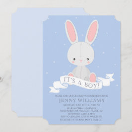 Invitación Baby Shower del Conejo Conejo Conejo Co