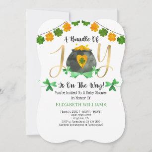 Invitación Baby Shower del Día de San Patricio