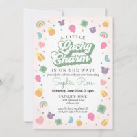 Invitación Baby Shower del Día del Encanto Afortun