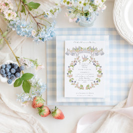 Invitación Baby Shower del Jardín Floral de Verano