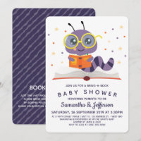Baby Shower del libro Purple Bookworm