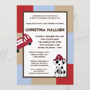 Invitación Baby Shower del motor de encendido Nojo