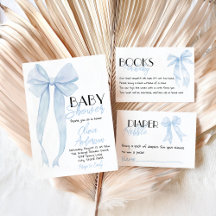 Baby Shower del niño Coquette de la mano dibujada 