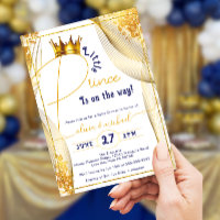 Baby Shower del niño del Príncipe Azul de la Coron