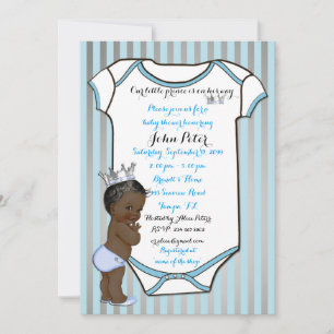 Invitación Baby Shower del Principito, de moda, mo