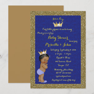 Invitación Baby Shower del Principito, de moda, mo