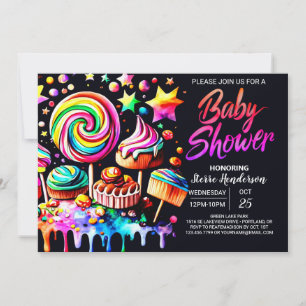 Invitación Baby Shower Digital Candy Dream