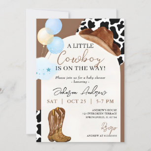 Invitación Baby Shower digital personal para niños pequeños