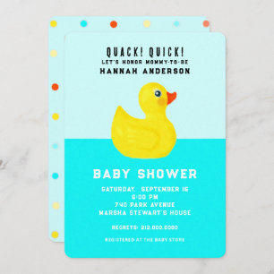 Invitación Baby Shower divertida