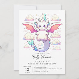 Invitación Baby Shower Dragón encantado