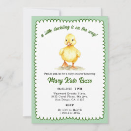 Invitación Baby Shower duckling