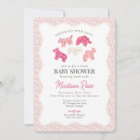 Baby Shower dulce de galletas de animales escarcha