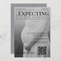 Baby Shower editorial estilo revista único