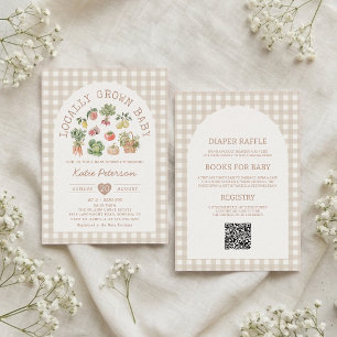 Invitación Baby Shower en Mercado de Agricultores de Producto